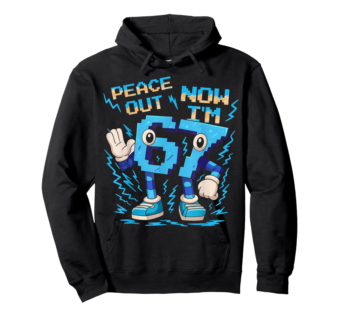 I was 6 Now I'm 7 Six Seven Brainrot 7 Year Old Birthday T-Shirt