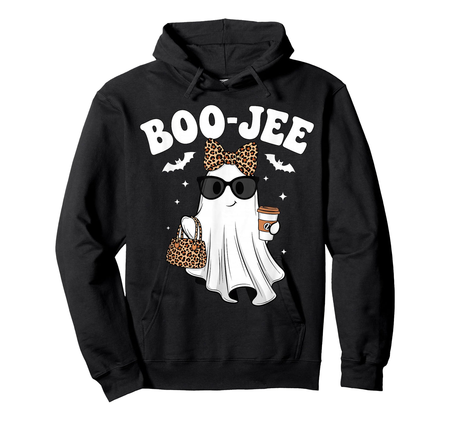 Boo JEE Boujee Pink Ghost Halloween October Vibes T-Shirt