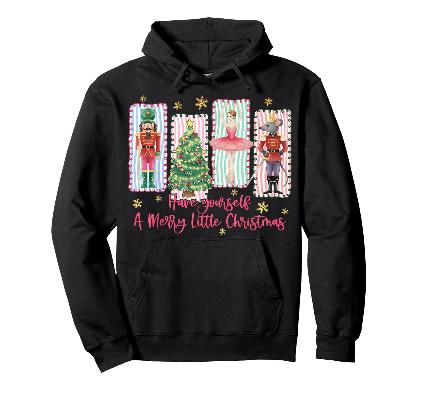 Preppy Have Yourself A Merry Christmas Nutcracker Holiday T-Shirt