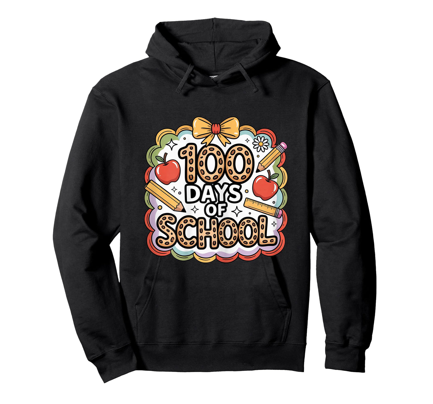 100 Days of School Leopard Design for Teachers and Students T-Shirt