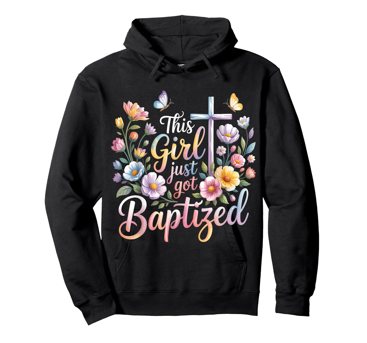 This Girl Just Got Baptized Christian Baptism Religious T-Shirt