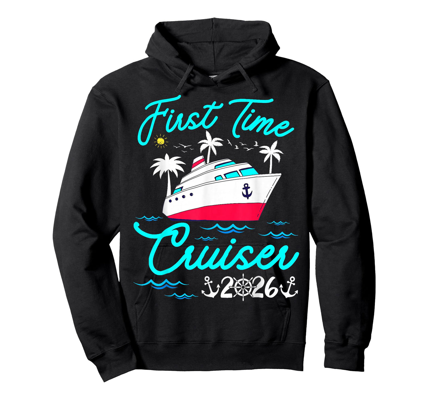 First Time Cruiser 2026 1st Cruise Vacation Family Couples T-Shirt