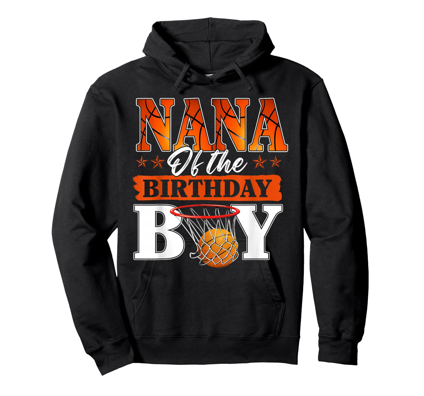 Basketball Nana of The Birthday Boy Family Matching T-Shirt