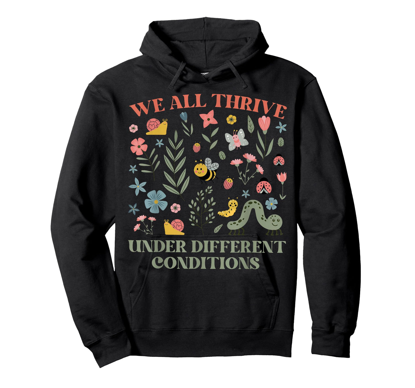 We All Thrive Under Different Conditions Autism Awareness T-Shirt