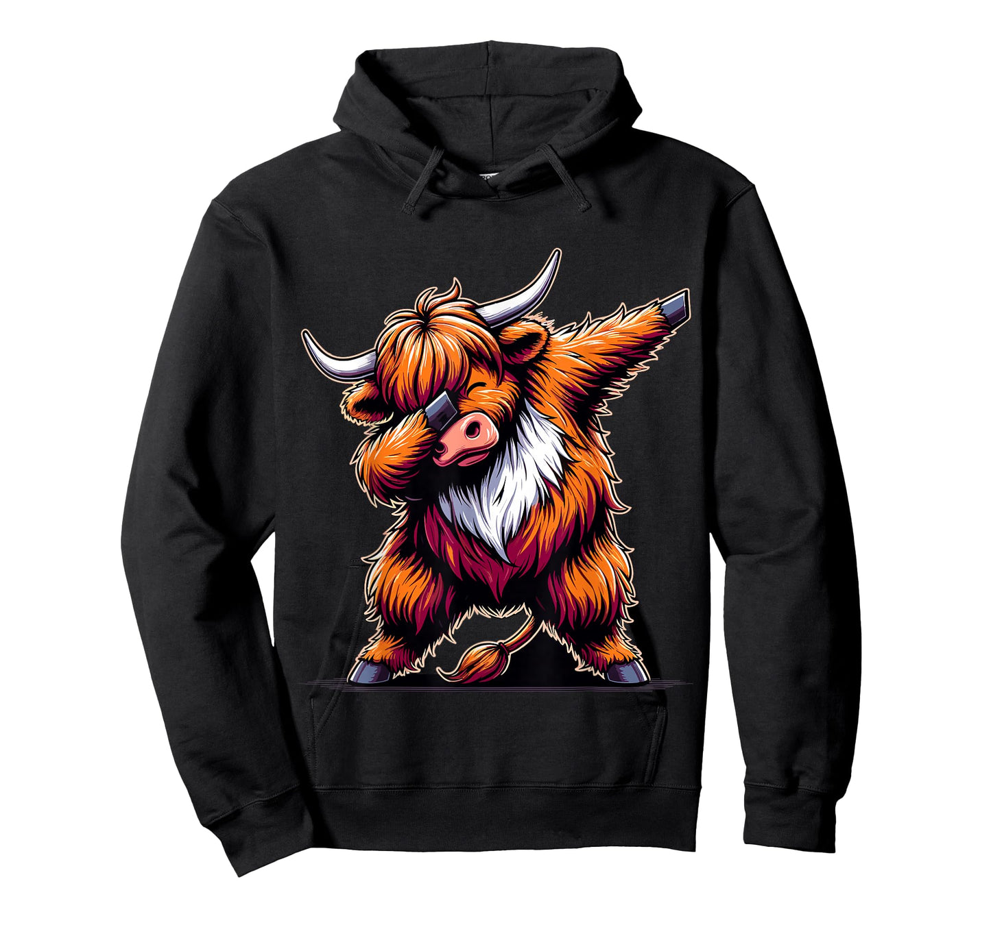 Dabbing Highland Cow Scottish Highland Cattle T-Shirt