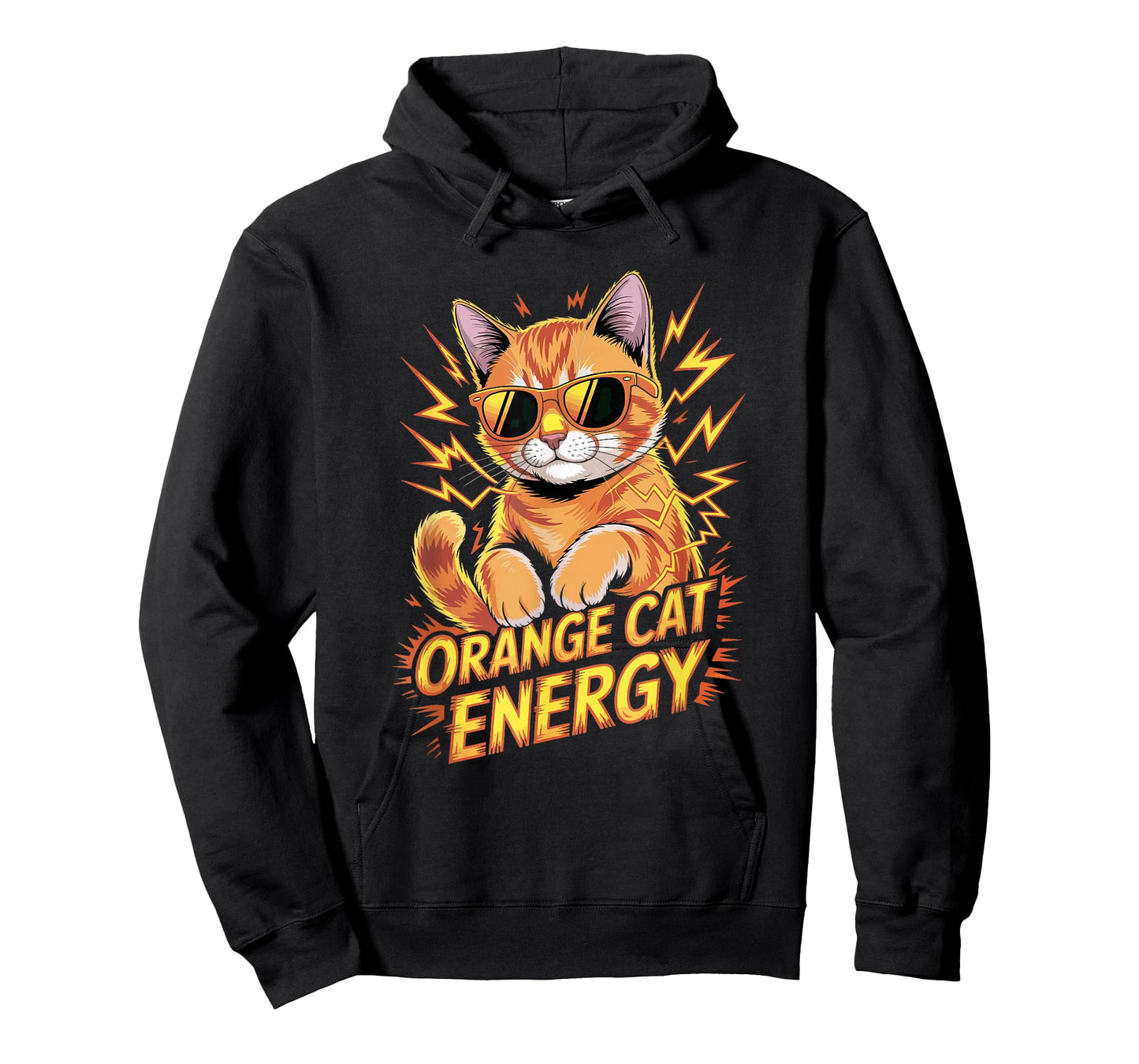 Cat Lovers Orange Cat Energy T-Shirt