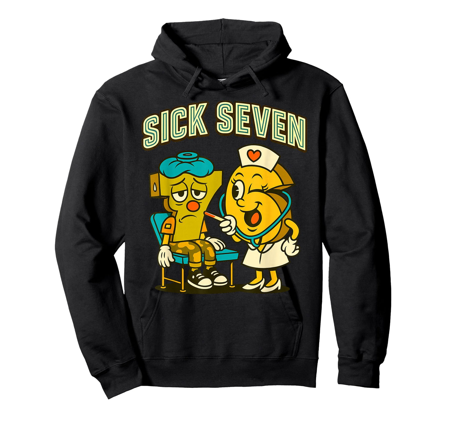 Sick Seven 67 Funny Meme Sick 7 and Nurse 6 Six Seven T-Shirt