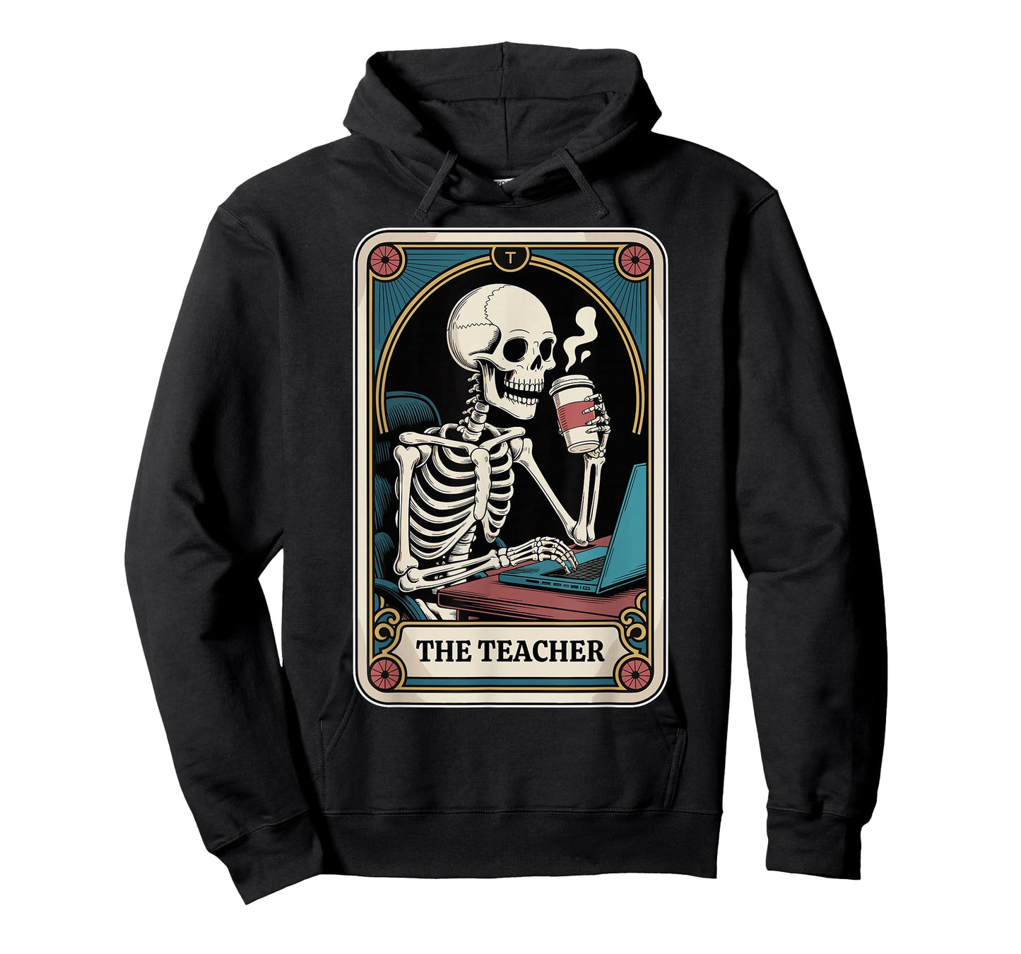 The Teacher Tarot Card Math Teacher English Funny Teacher T-Shirt