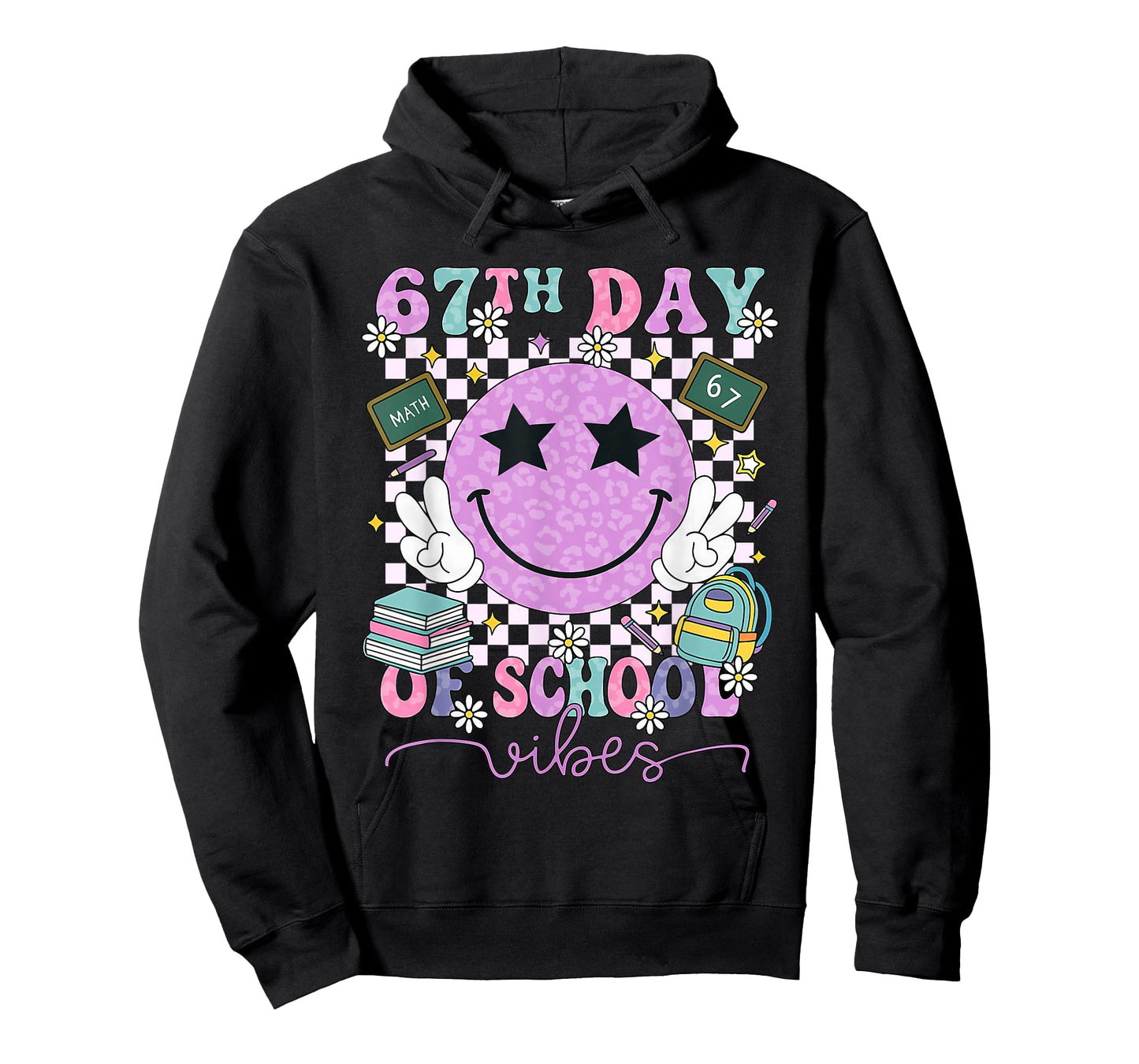 67th Day of School Vibes Funny Six Seven 67 Meme Slang T-Shirt