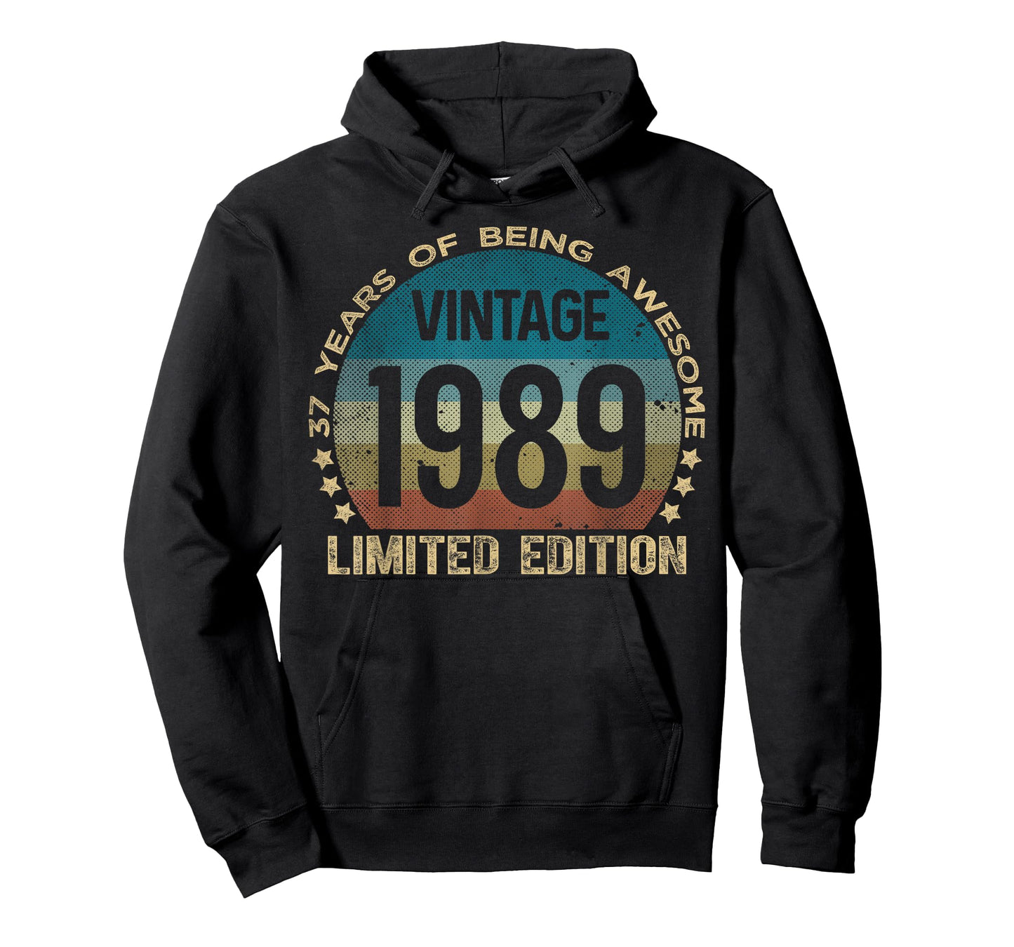 37 Year Old Gifts Vintage 1989 Limited Edition 37th Birthday T-Shirt