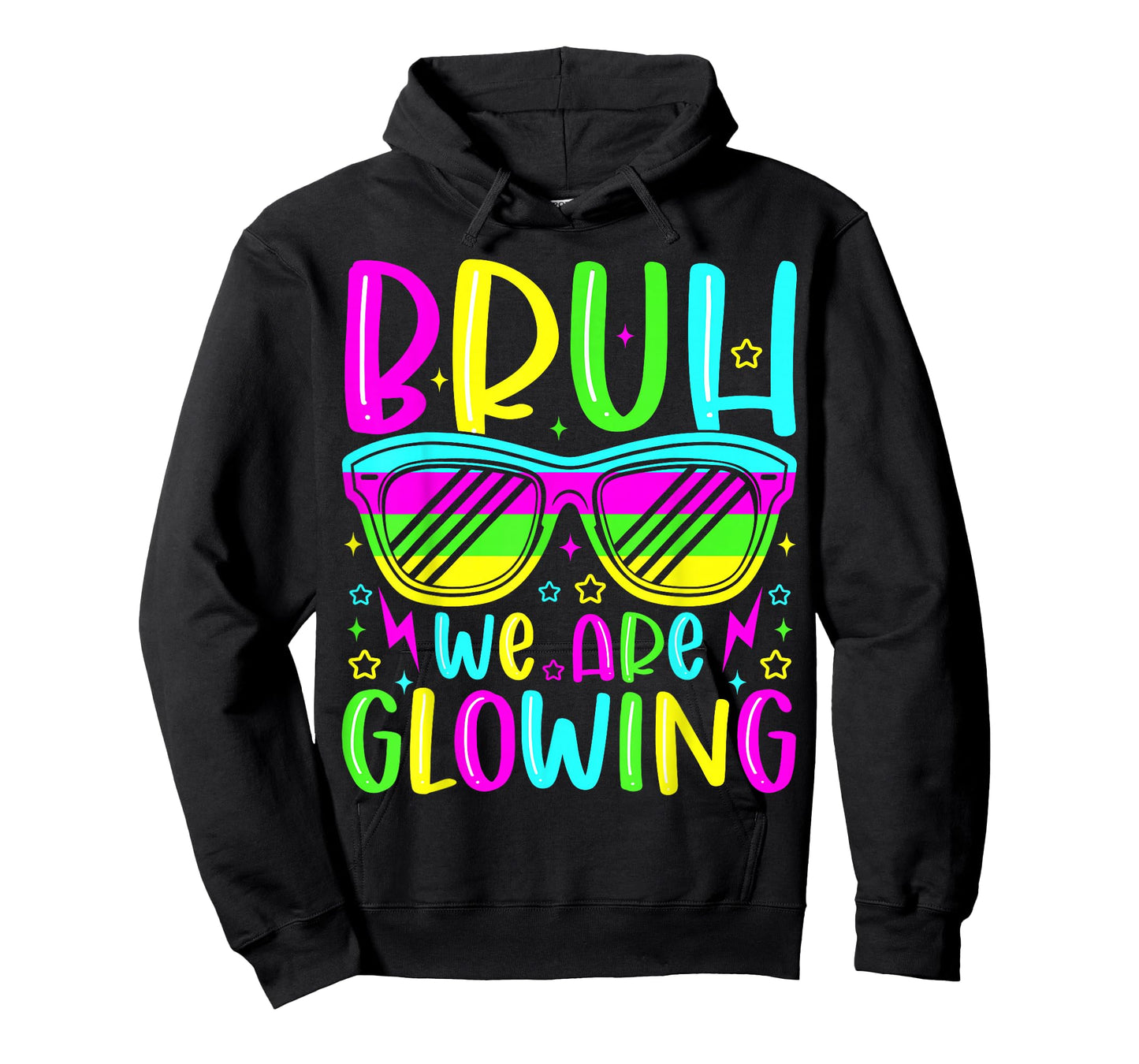 Bruh We are Glowing in My Glowing Era Group Team Party Squad T-Shirt