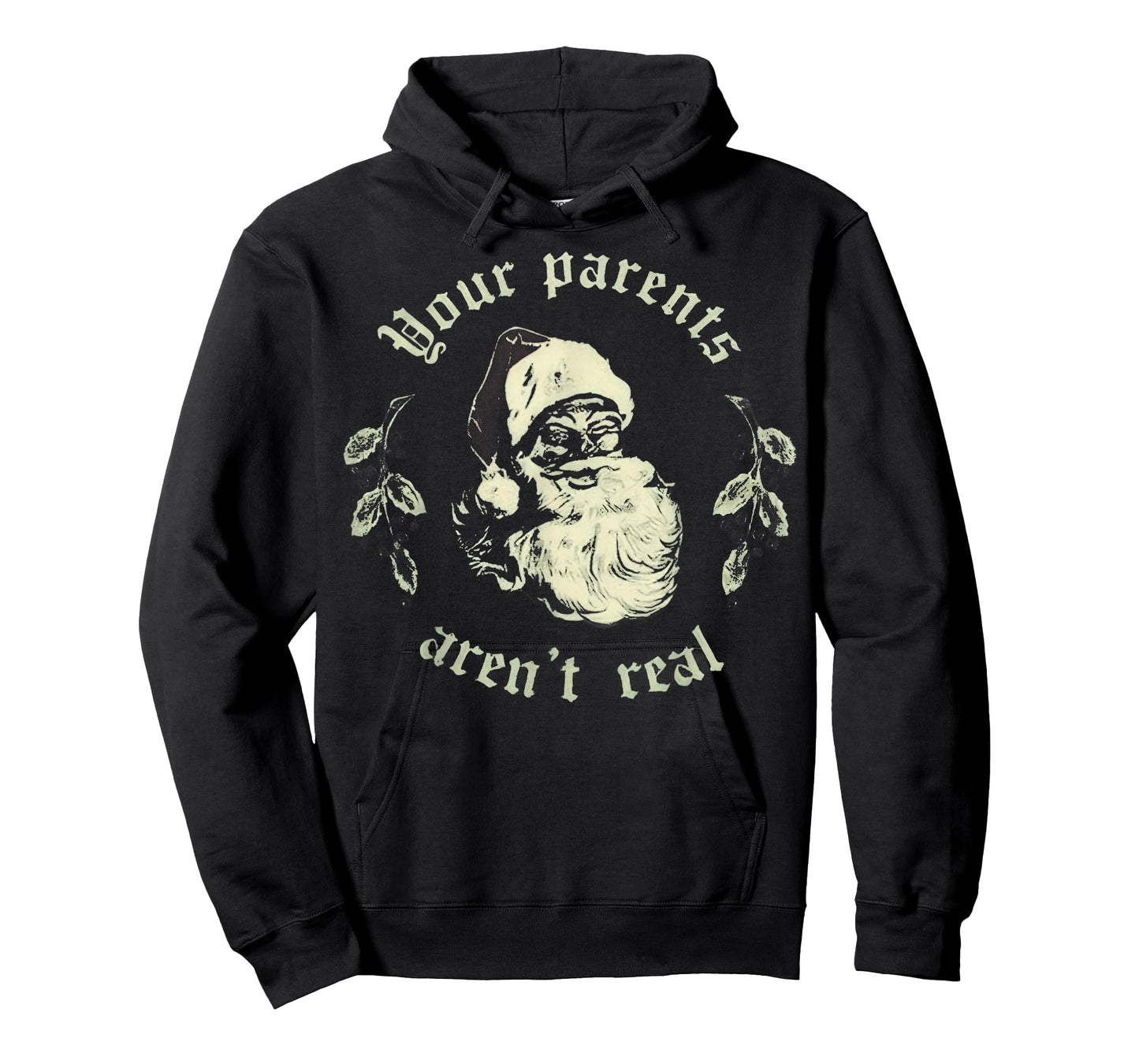 Your Parents aren't Real Funny Santa Christmas T-Shirt