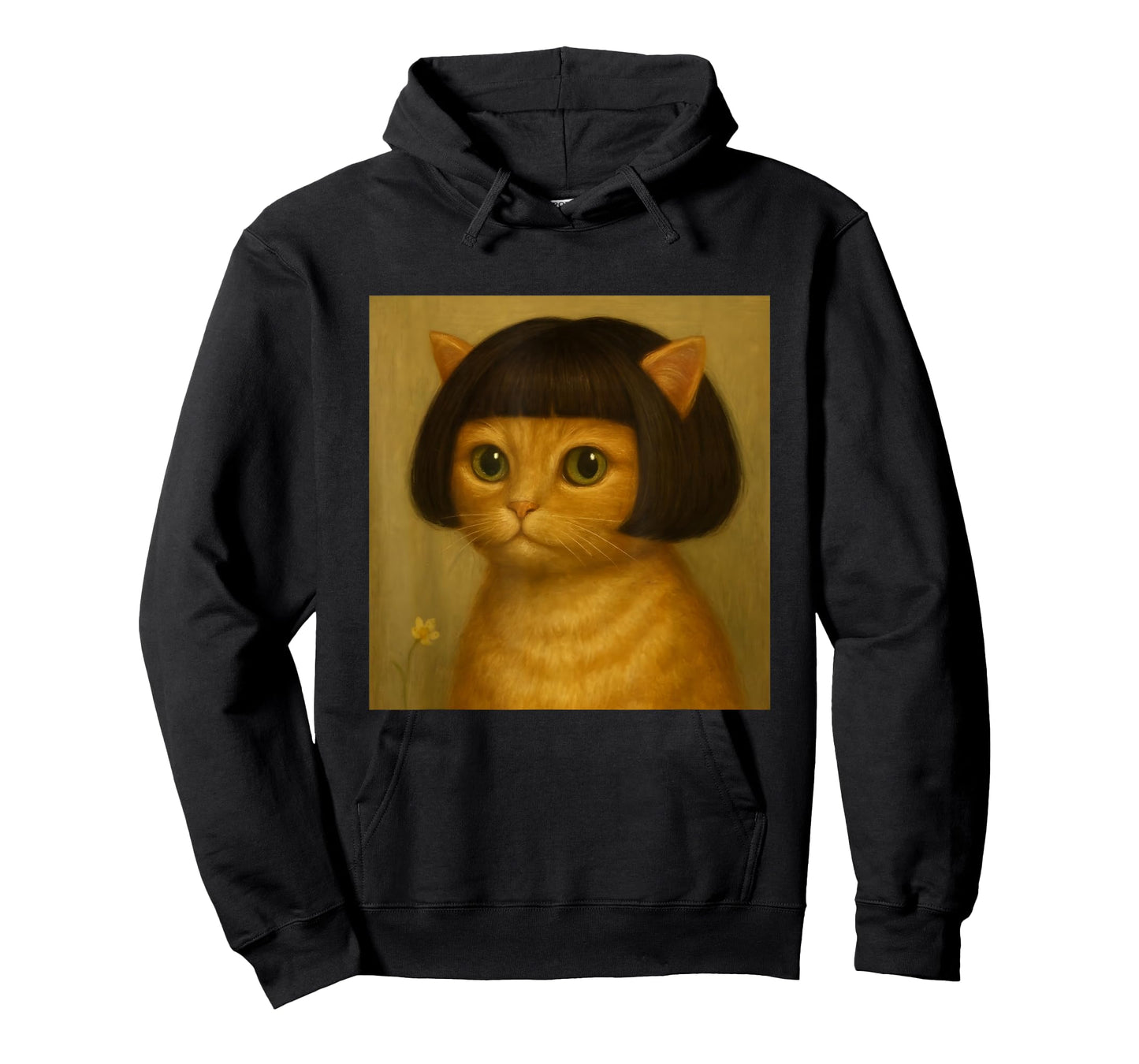 Funny Cat Bob Haircut Viral Meme T-Shirt