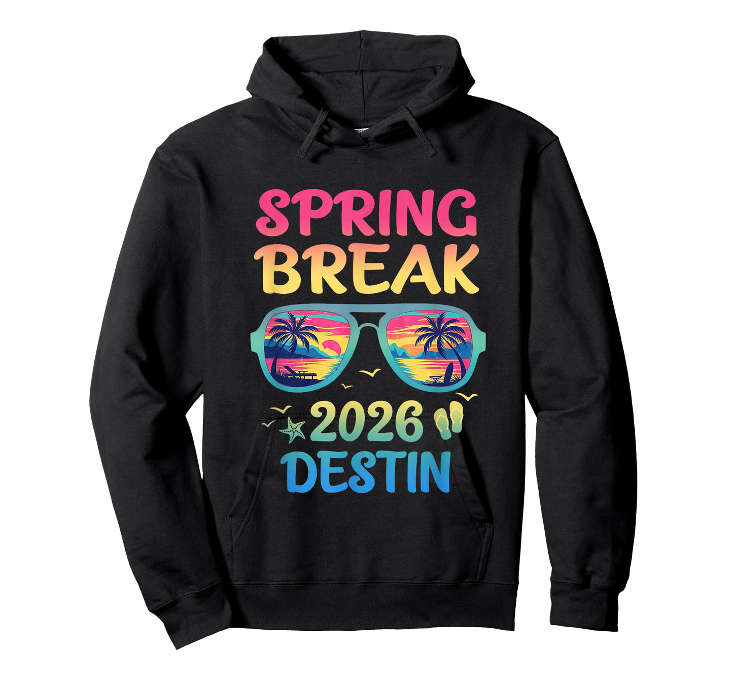 Spring Break Destin 2026 Vacation Trip Sunglasses T-Shirt