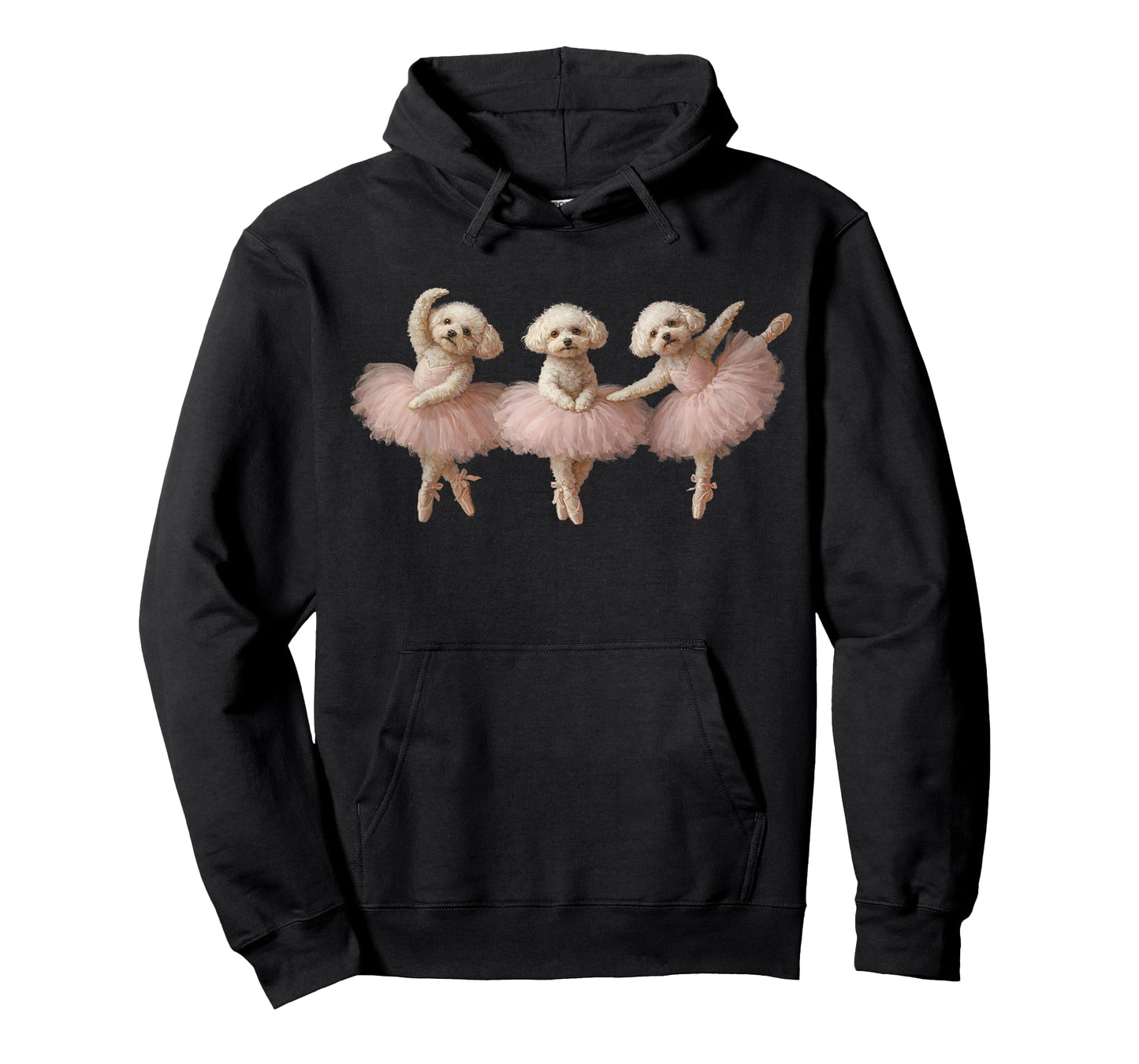 Dog Poodle Ballet Dancer Mom Ballerina Teacher Cute Puppy T-Shirt