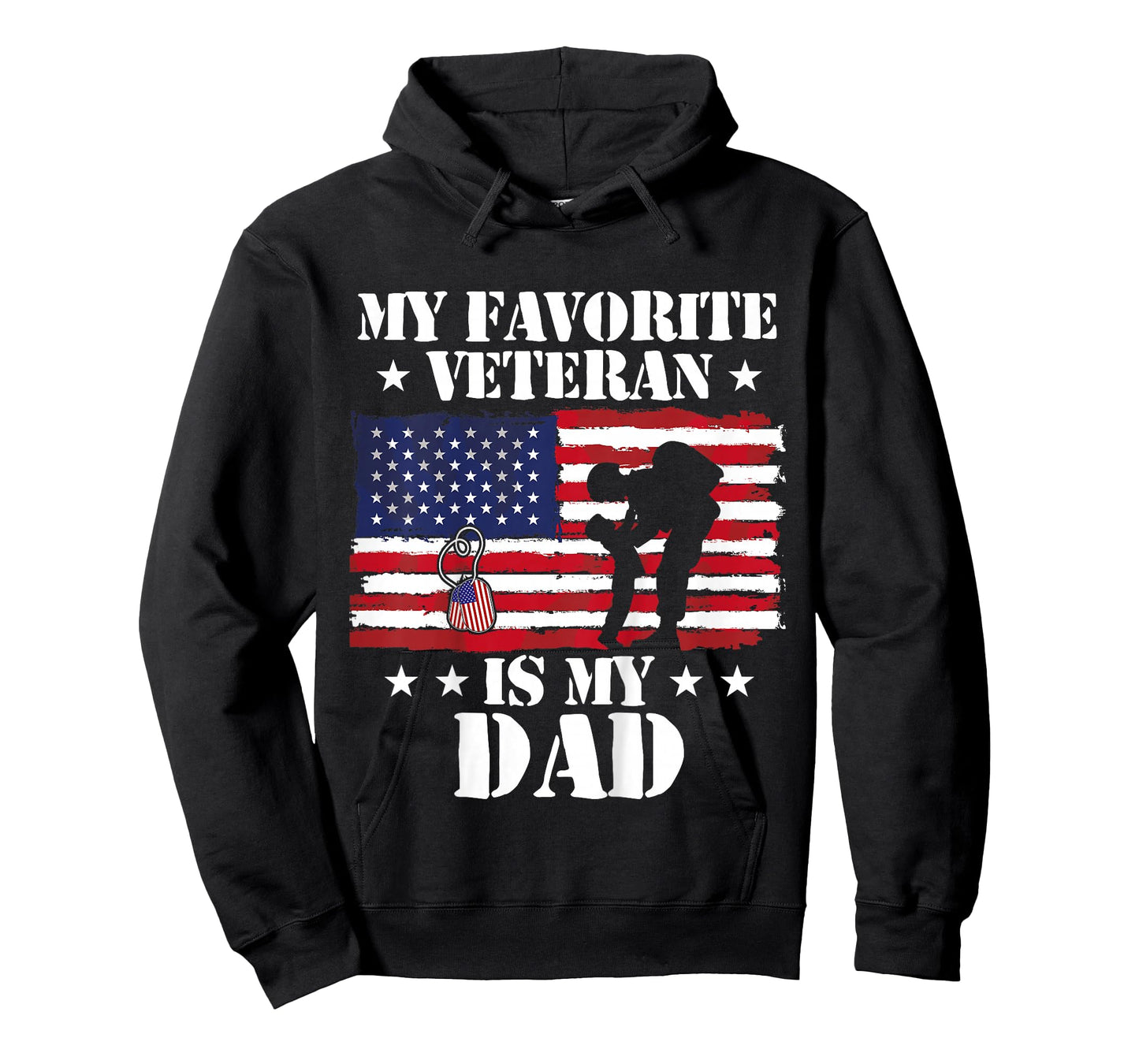 My Favorite Veteran is My Dad Shirt Thank You Veterans Kids T-Shirt