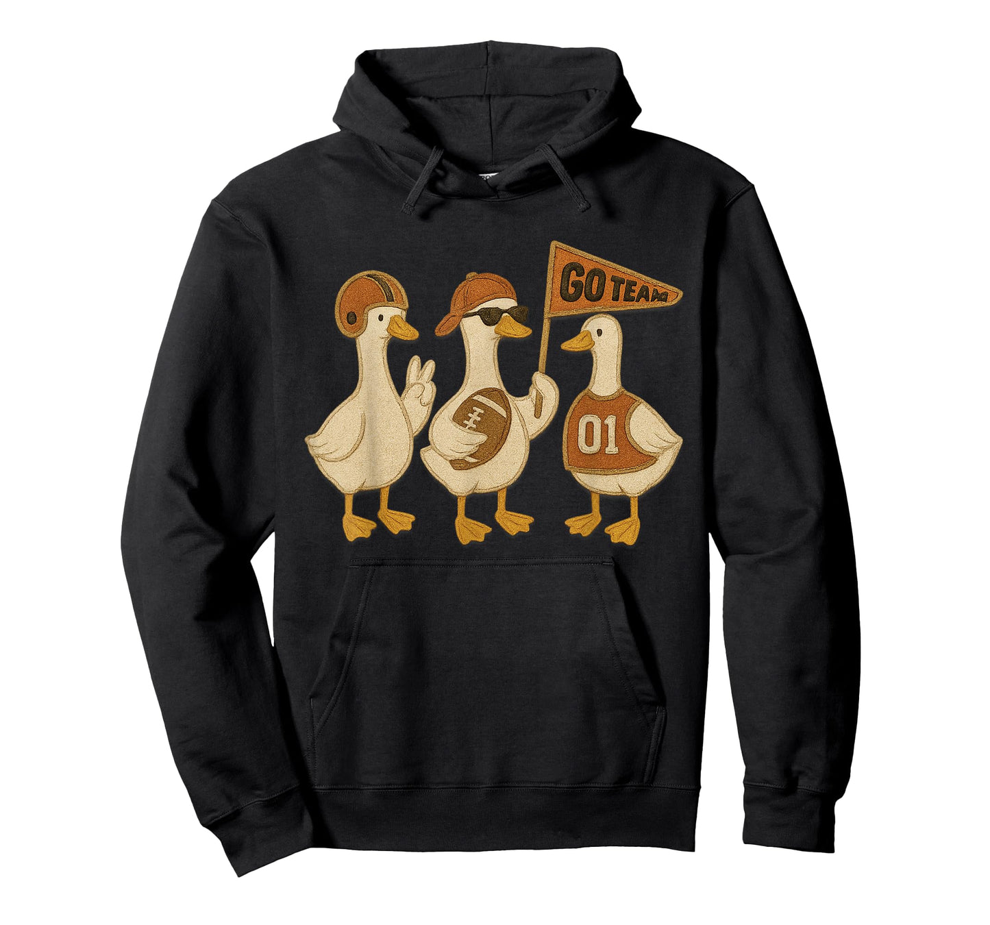 Go Team Duck Squad Funny Football Gameday Goose Lovers T-Shirt