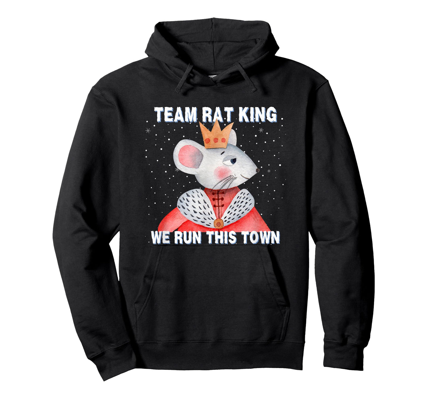Funny Nutcracker Team Rat King We Run This Town Christmas T-Shirt