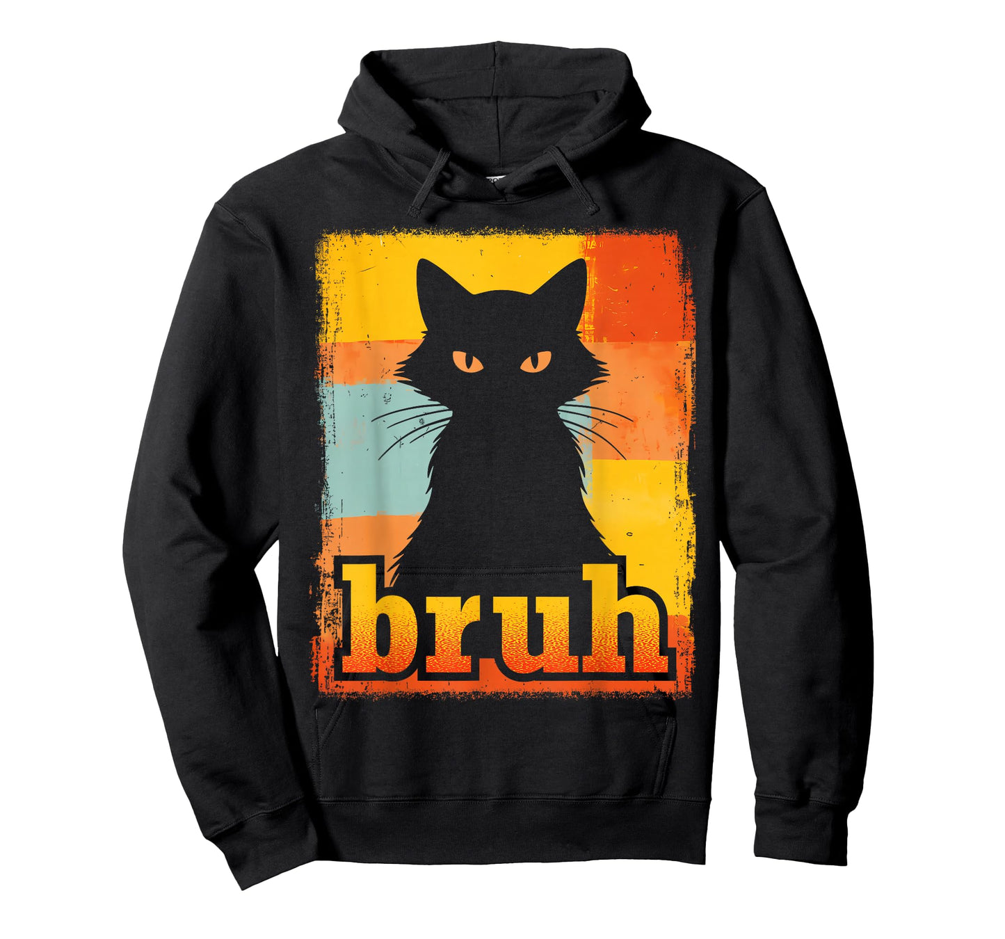 Funny Bruh Cat Meme for Teens Boys Girls Men Women Graphic T-Shirt