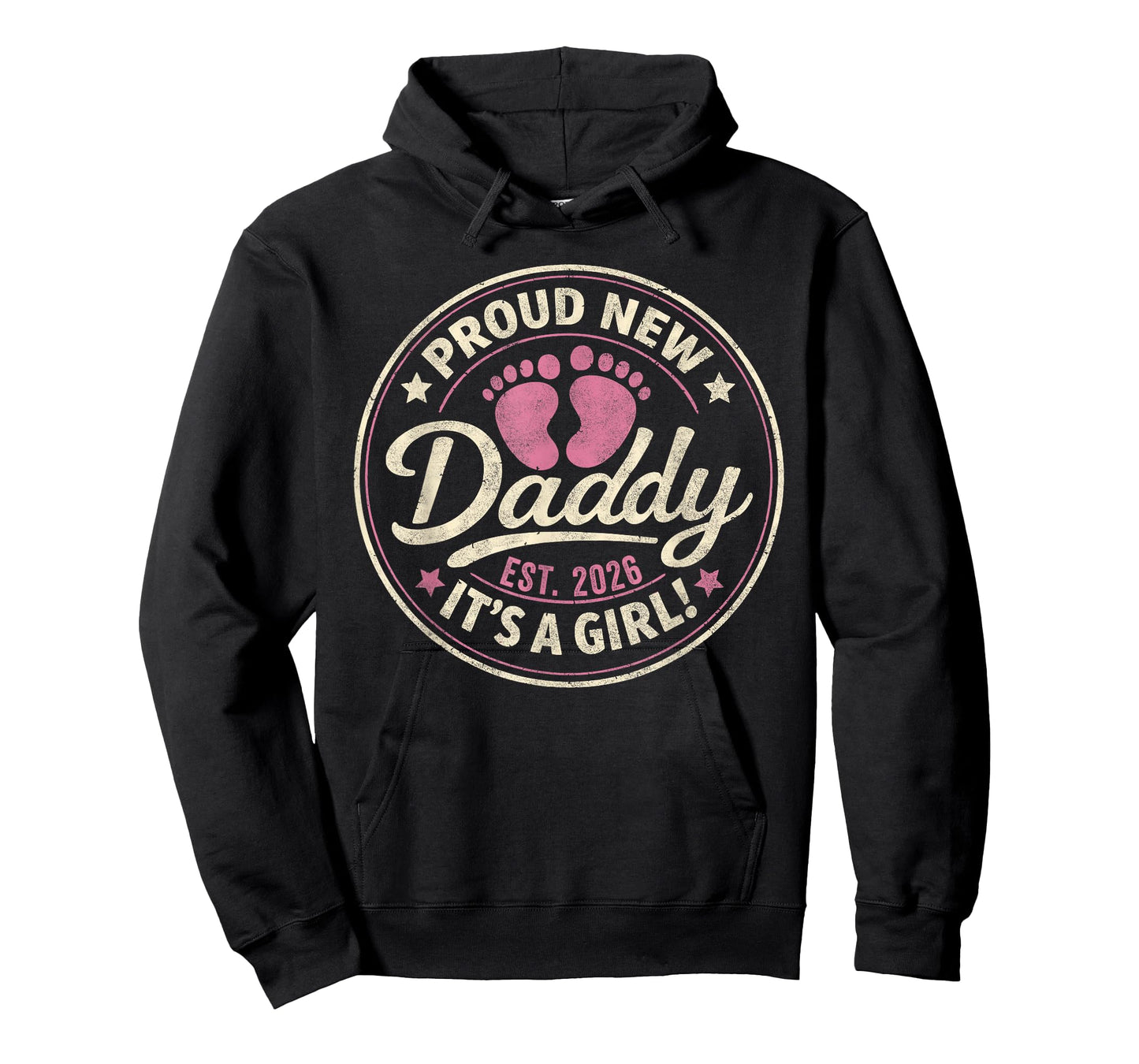 Proud New Dad I'ts a Girl Est 2026 First Time Dad Father Day T-Shirt