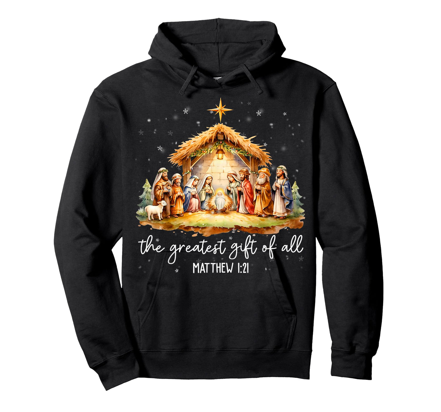 The Greatest Gift for All Christmas Nativity Jesus Christian T-Shirt