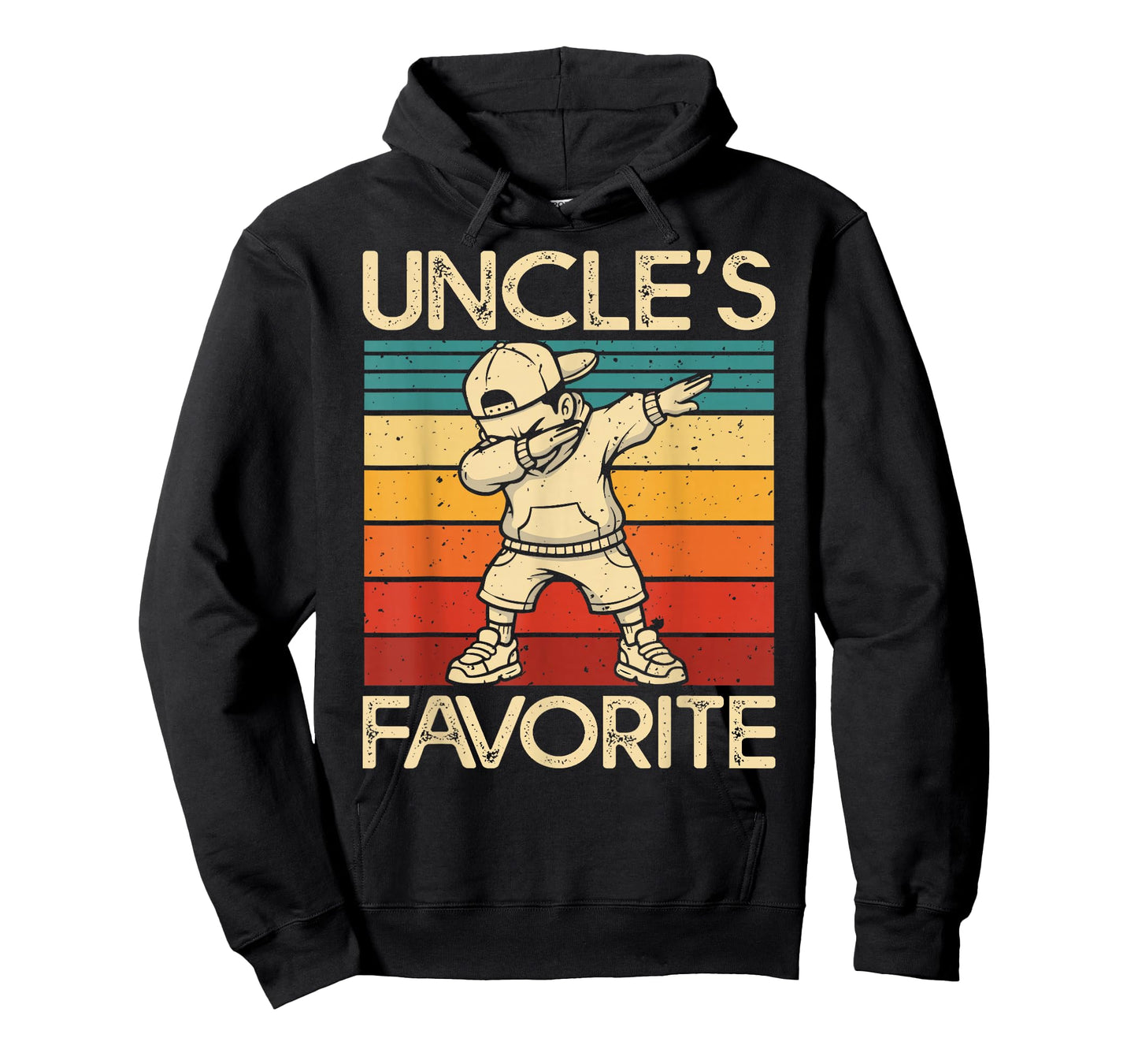 Retro I'm Uncle's Favorite Dabbing Funny Family Humor Nephew T-Shirt