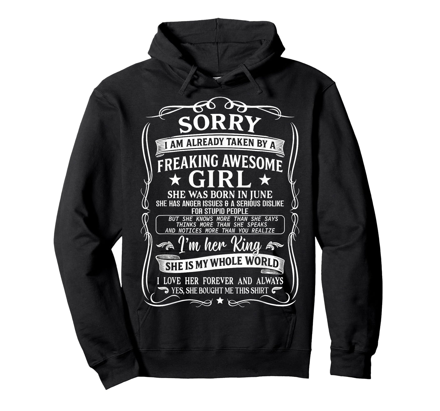 I'm Already Taken by Freaking Awesome Girl Born in June T-Shirt