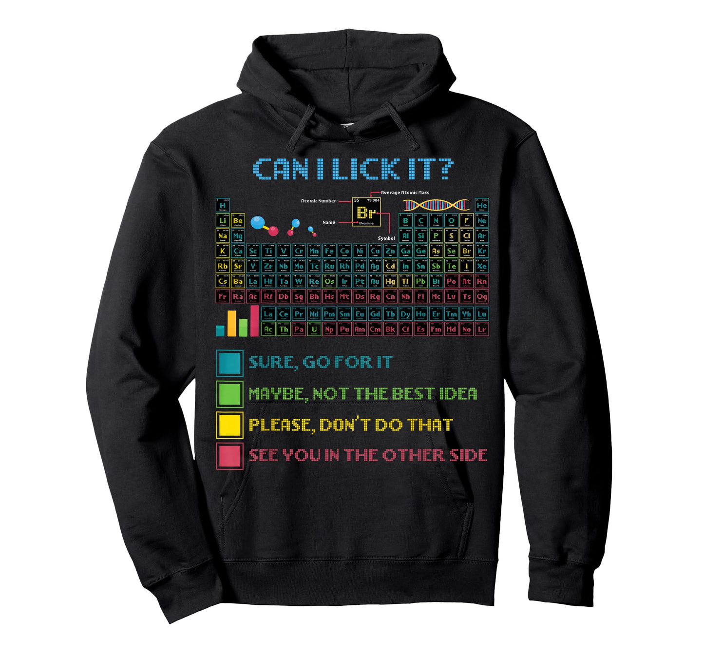 Funny Periodic Table Science Can I Lick It Chemistry Teacher T-Shirt