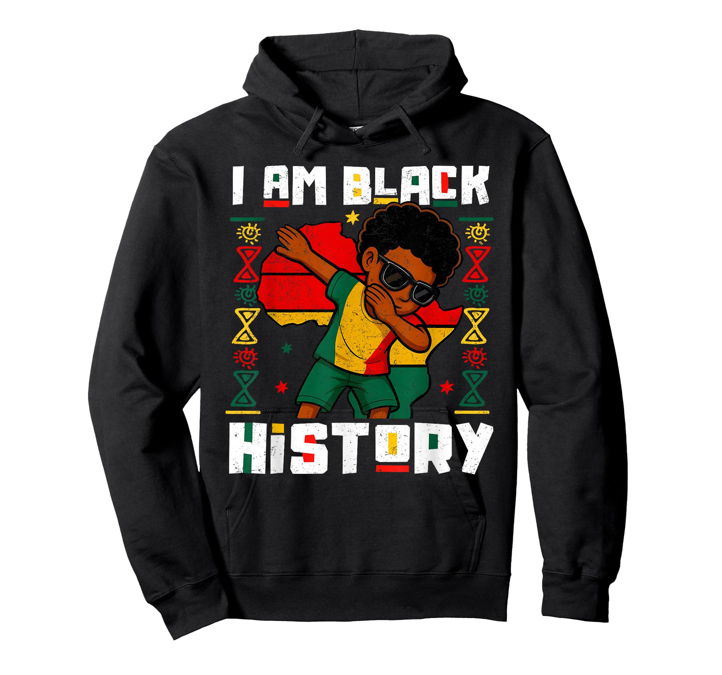 Dabbing Boy I Am Black History Month African American Kids T-Shirt