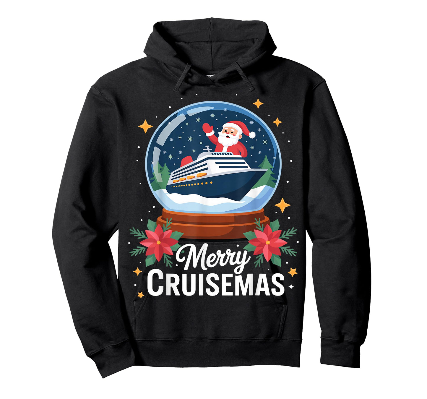 Merry Cruisemas 2025 Funny Christmas Santa Reindeer Cruise T-Shirt