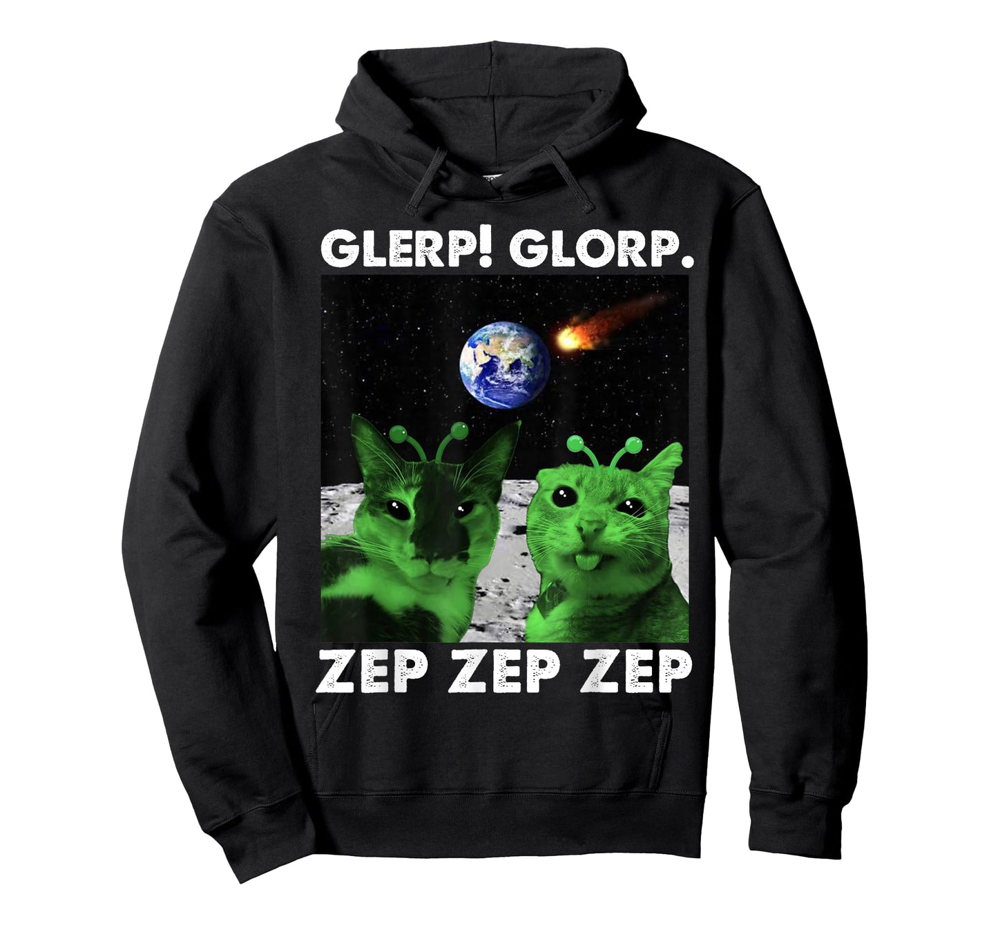 Gnarp Cat Silly Alien Cat Meme Brainrot Meme Funny Silly Cat T-Shirt