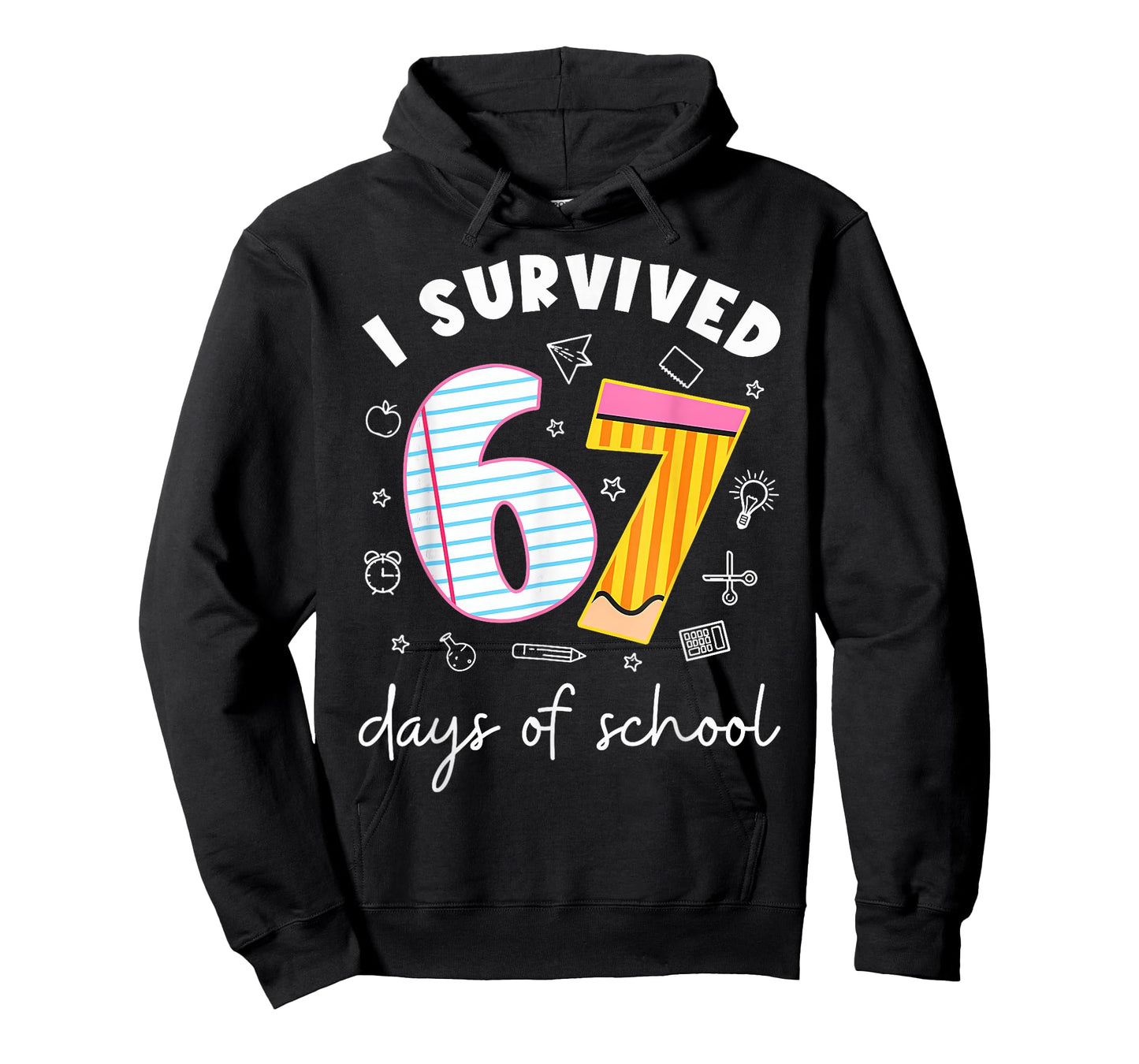 I Survived 67 Days of School Funny Meme Teacher Student T-Shirt