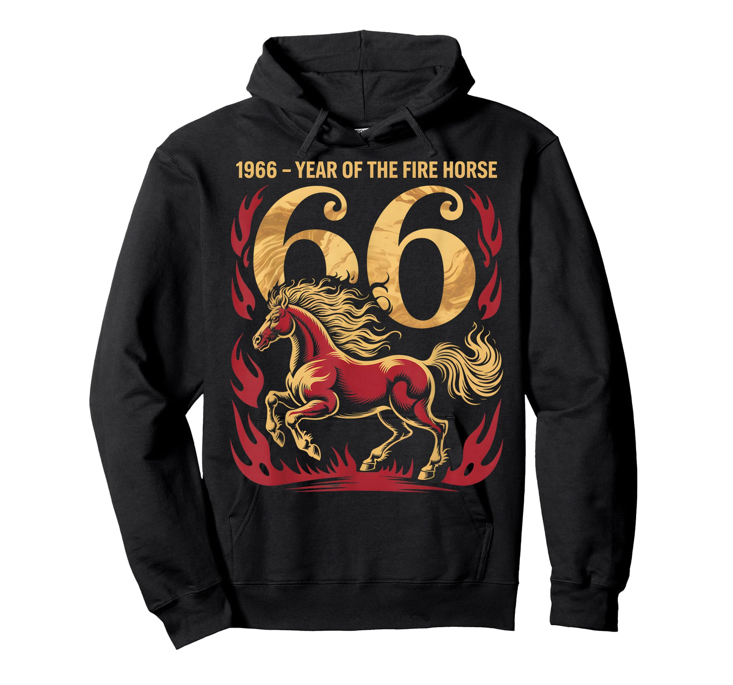 1966 Fire Horse 60th Birthday in 2026 Horse Rider T-Shirt