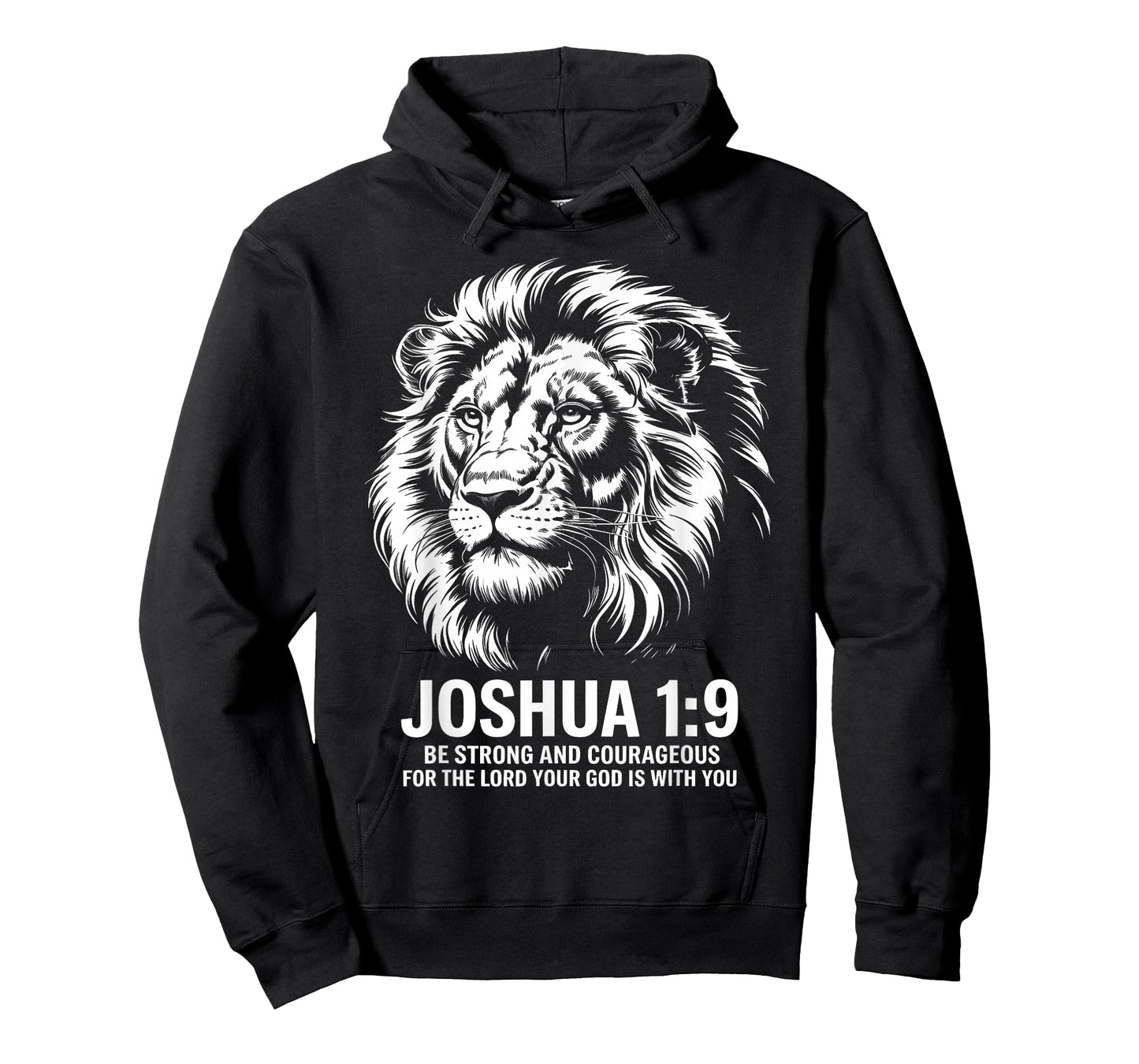 Joshua 1:9 Lion Faith Strength T-Shirt
