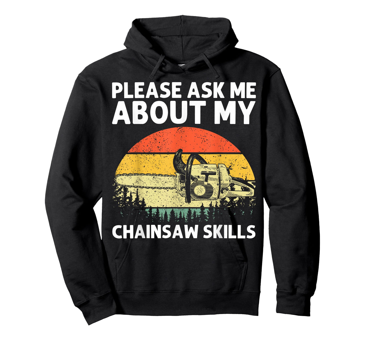 Best Chainsaw Art for Men Women Lumberjack Arborist Chainsaw T-Shirt