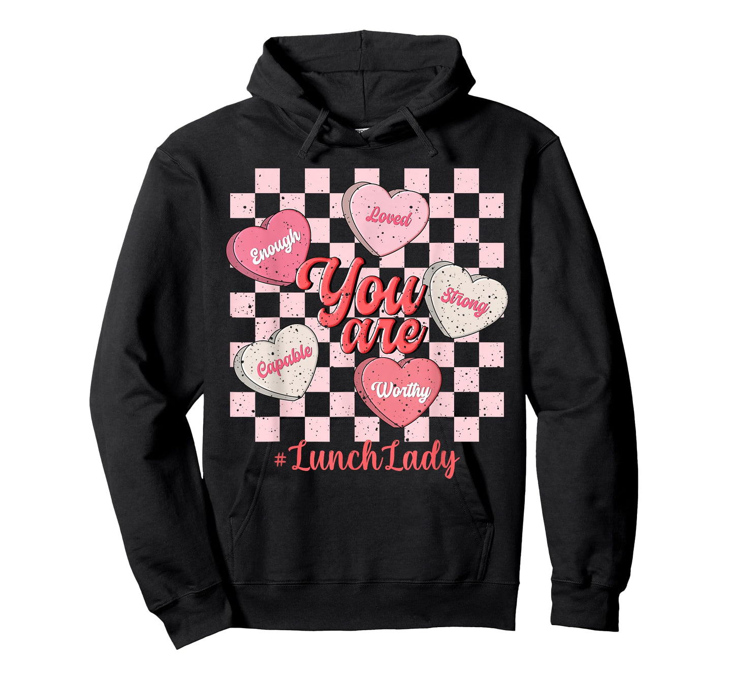 Funny Valentine Lunch Lady Love Heart T-Shirt