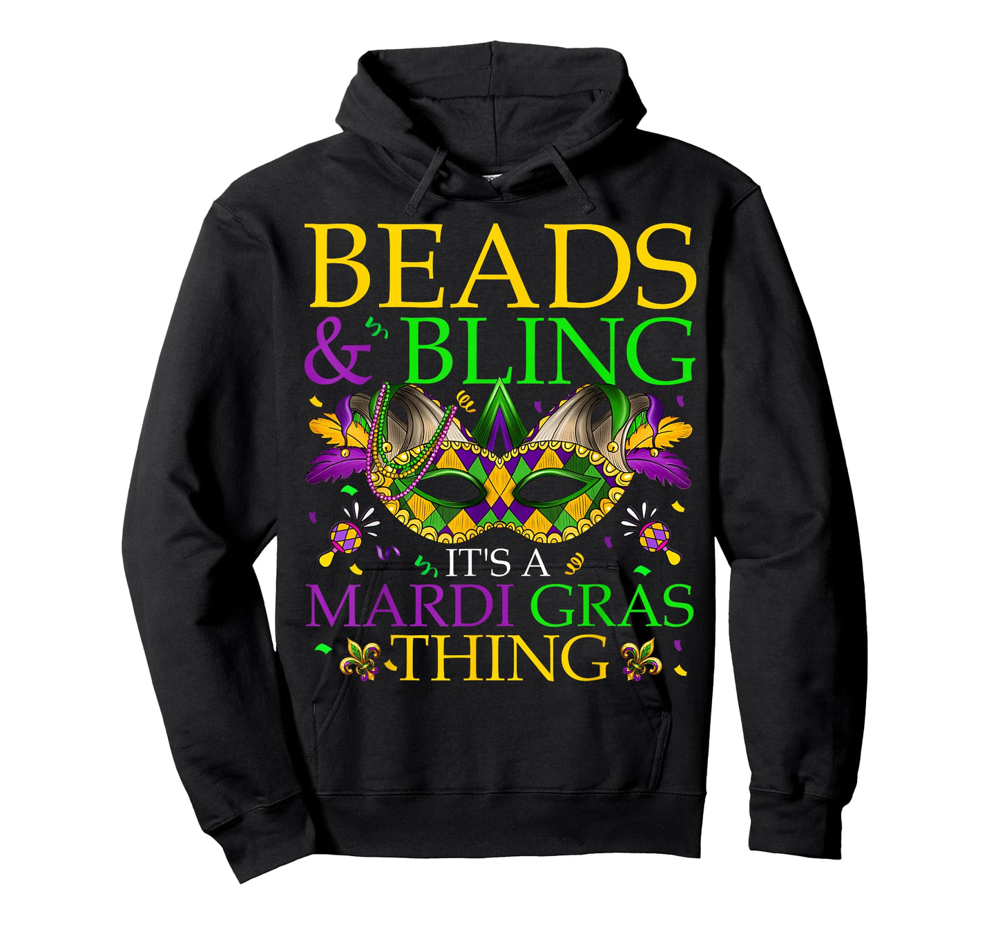 Beads & Bling It's A Mardi Gras Thing Carnival Men Women Kid T-Shirt