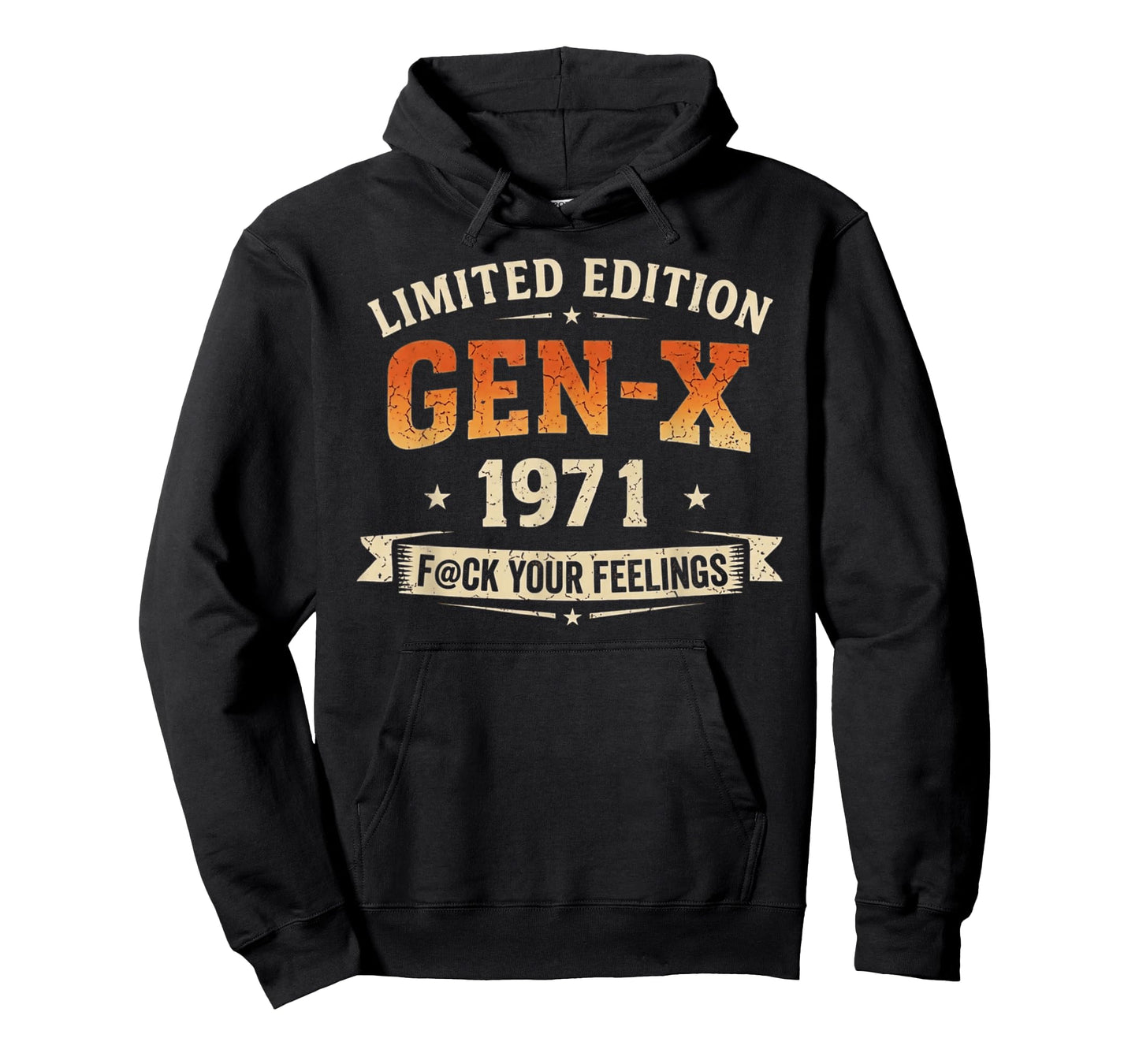 Gen X 1971 Limited Edition Vintage Retro Birthday Humor T-Shirt
