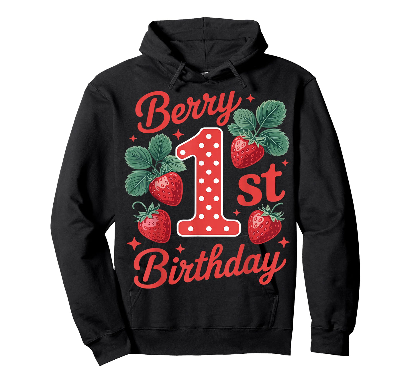 Berry 1st First Birthday Strawberry Fruit Baby Toddler Sweet T-Shirt