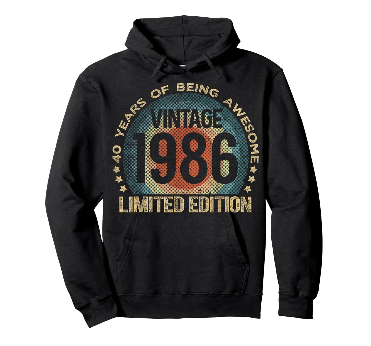 40 Year Old Gifts Vintage 1986 Limited Edition 40th Birthday T-Shirt
