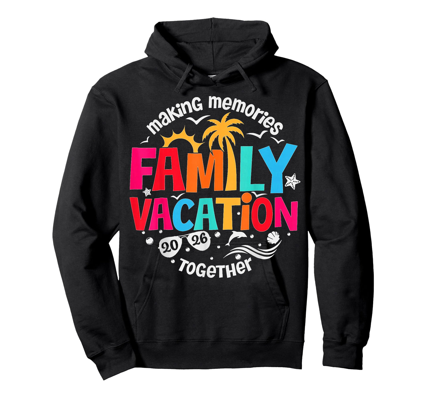 Family Vacation 2026 Beach Matching Family Summer Vacation T-Shirt