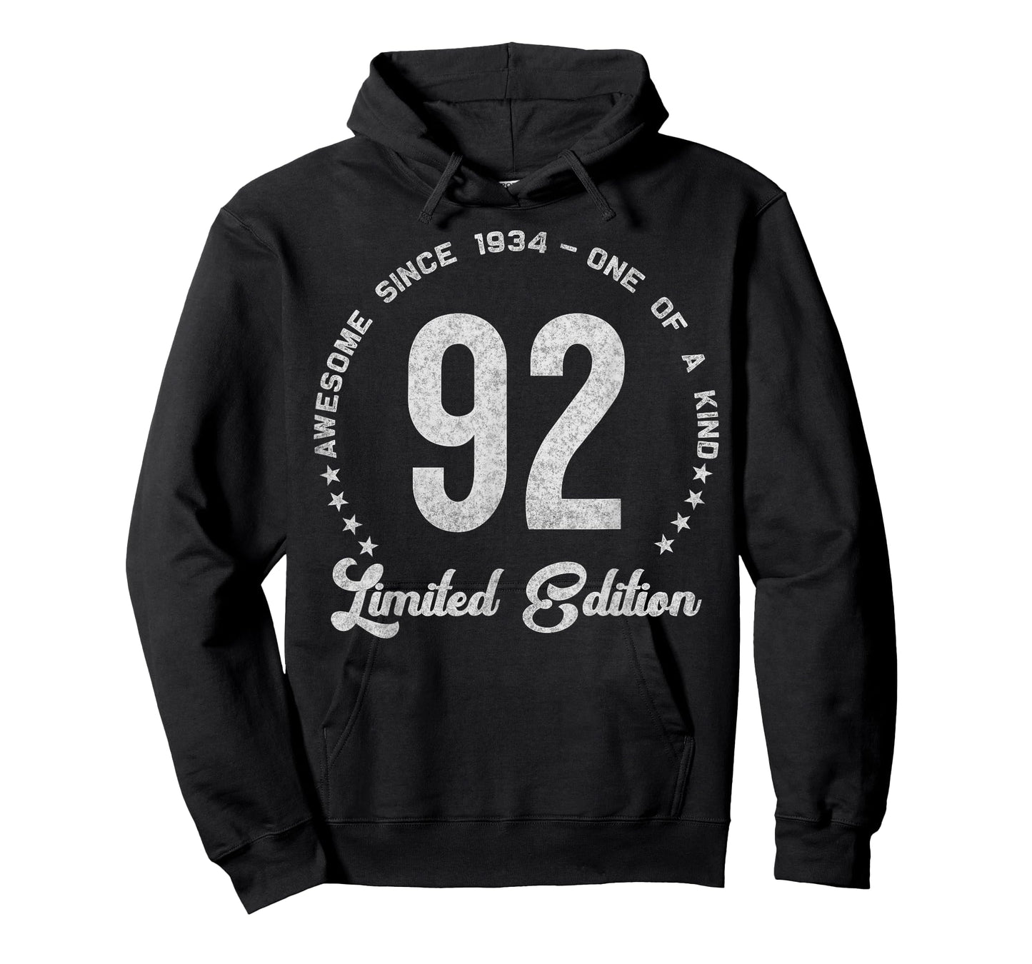 92 Year Old Gifts Vintage 1934 Limited Edition 92nd Birthday T-Shirt