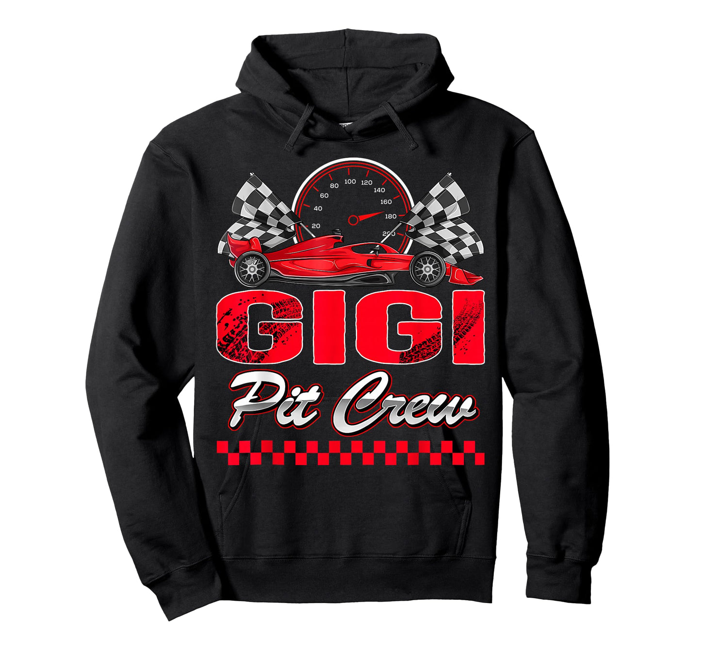 Gigi Pit Crew Racing Family Race Car Birthday Boy T-Shirt