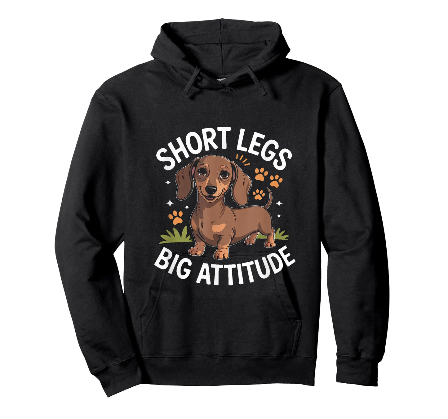 Short Legs Big Attitude Dachshund Funny Wiener Dog T-Shirt