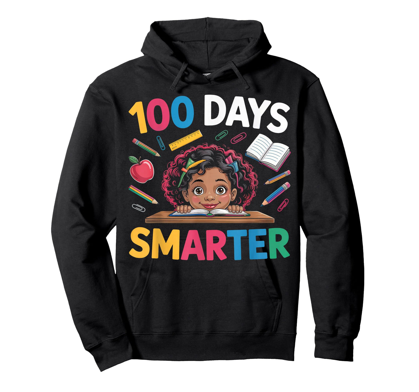 100 Day Smarter Teacher Student Happy 100 Days of School T-Shirt