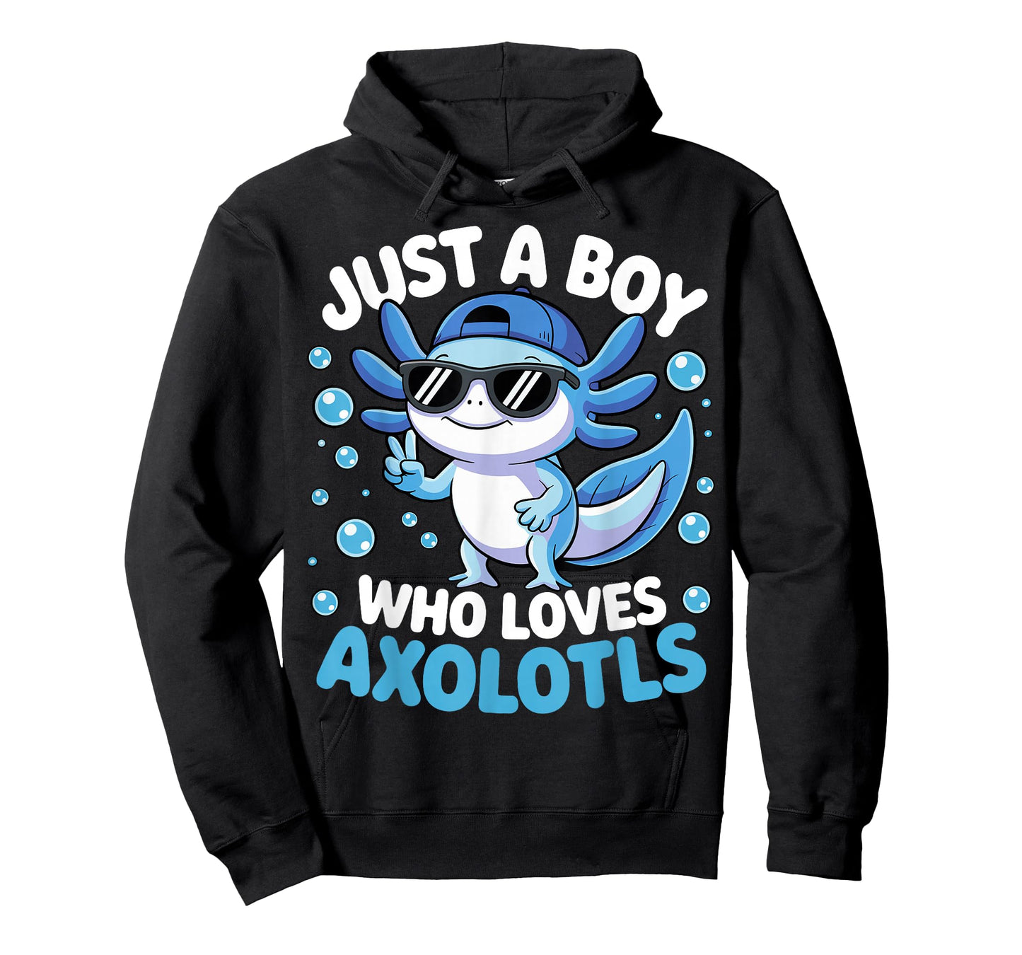 Just A Boy Who Loves Axolotls Cute Axolotl Kids Boys T-Shirt