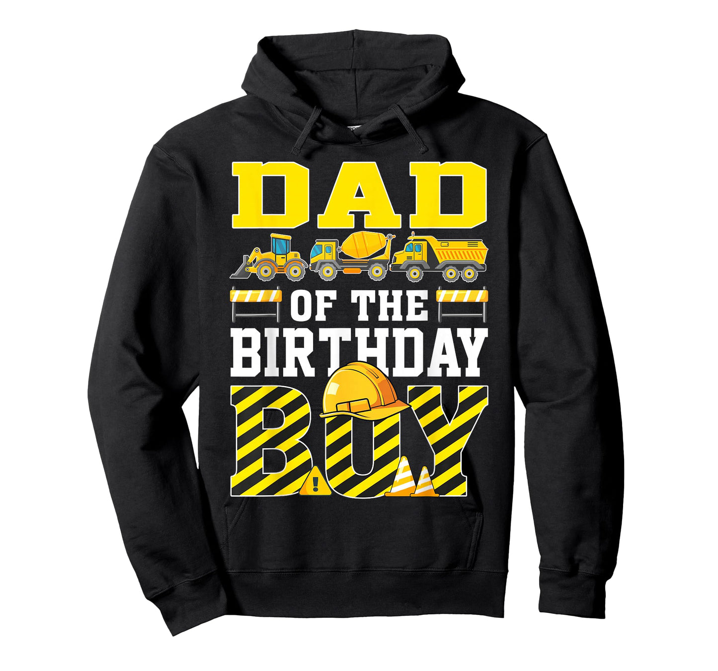 Dad of The Birthday Boy Construction Truck T-Shirt