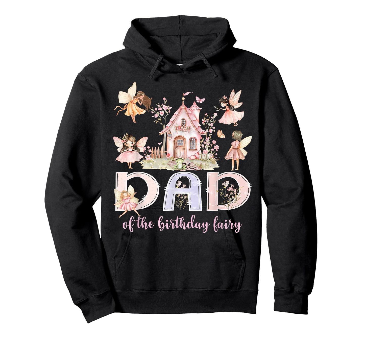 Dad of The Birthday Fairy Girl Magical Family Matching T-Shirt