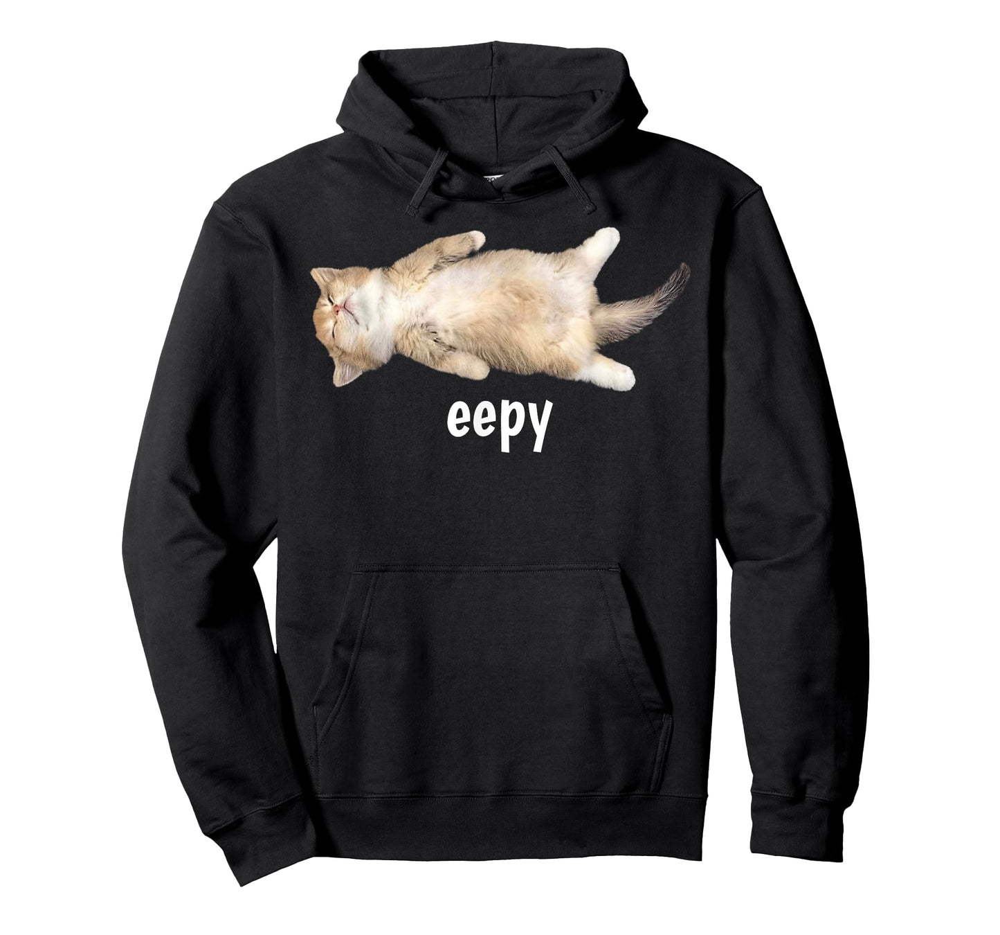 Eepy Cat Meme Funny Sleepy Cat Viral Gen Z Sarcastic Humor T-Shirt