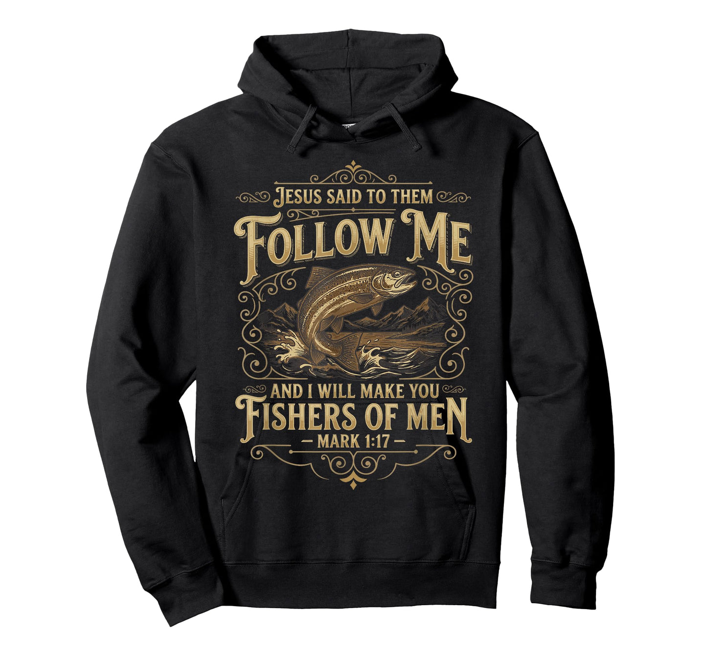 Fishers of Men Bible Verse for Christian Man T-Shirt